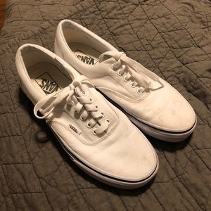 Vans Era True White Skate Sneakers M 8.5 W 10